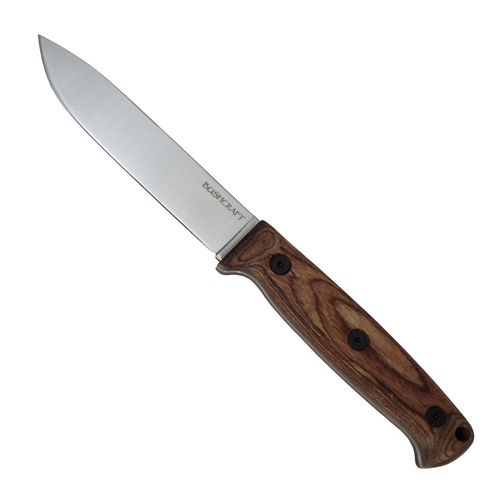 OKC Bushcraft Field Walnut Wood Handle Fixed Blade Knife