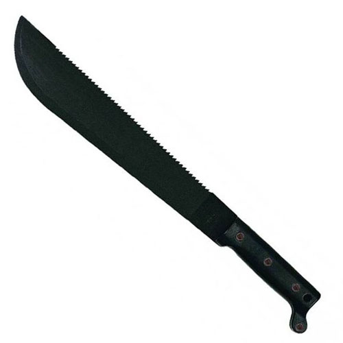 Ontario CT2 12 Inch Traditional Sawback Machete Retail Pkg