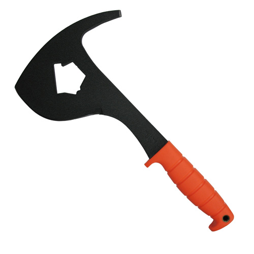 OKC SP16 Orange Handle Black Blade Spax Knife