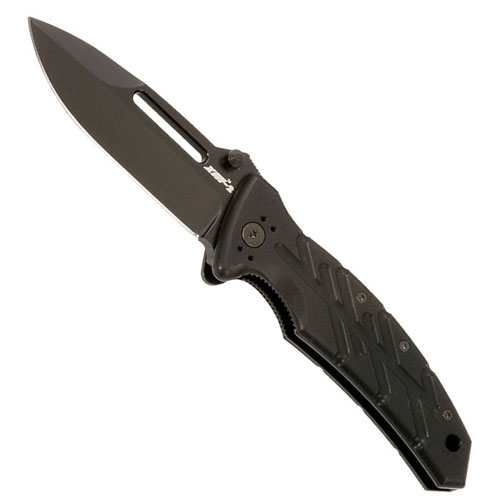 Ontario XM 2T Black Plain Edge Knife