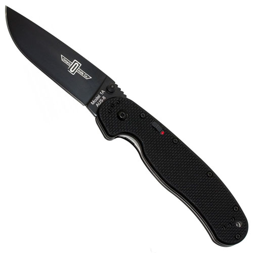 OKC RAT 1A BP Assisted Opener Black Folding Knife