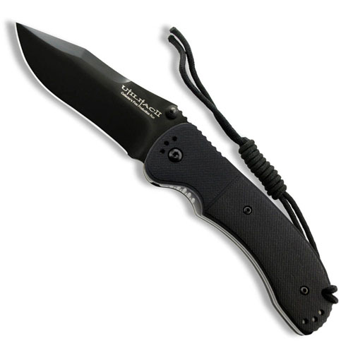 Ontario JPT 3R Drop Point Black Round Handle BP