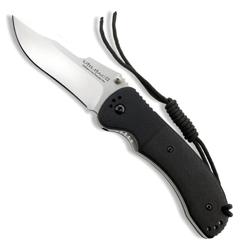 Ontario JPT 3R Drop Point Black Round Handle SP