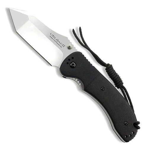 Ontario JPT 4R Tanto Black Round Handle SP