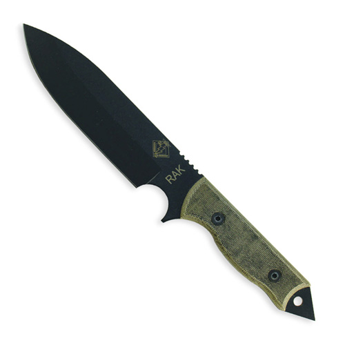 Ontario RAK Black Micarta Knife