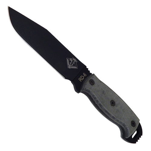 Ontario RD 6 Black Micarta Knife