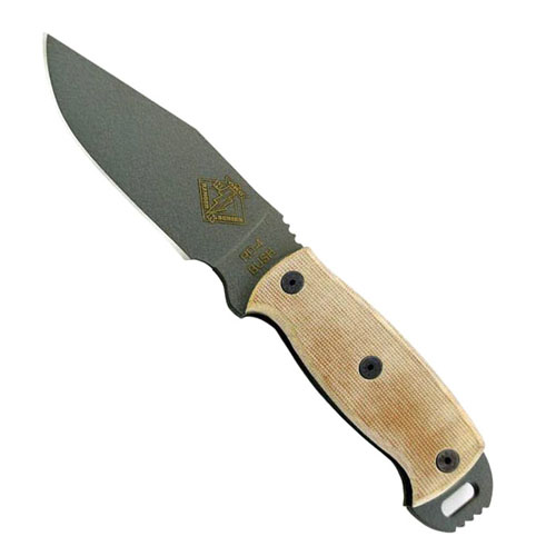 Ontario RBS 4 Tan Micarta Knife