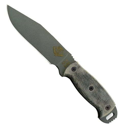 Ontario RBS 6 Black Micarta Knife