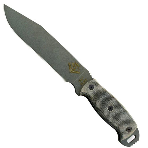 Ontario RBS 7 Black Micarta Knife