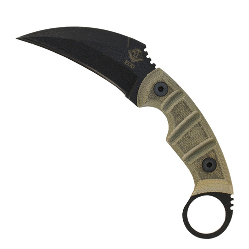 OKC Ranger Karambit EOD Micarta Handle Fixed Blade Knife