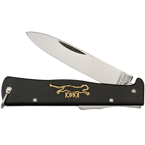 Otter-Messer Mercator Black Cat Satin Finish Blade Folding Knife