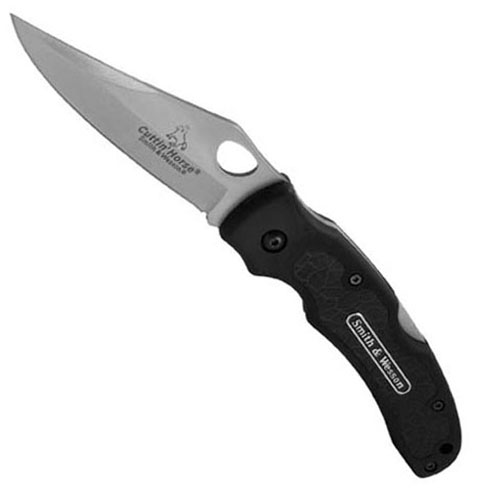 Smith & Wesson Cuttin Horse Plain Blade Folding Knife