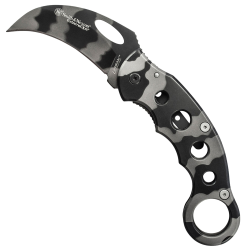Smith And Wesson Extreme Ops Urban Camo Karambit Pocket Knife