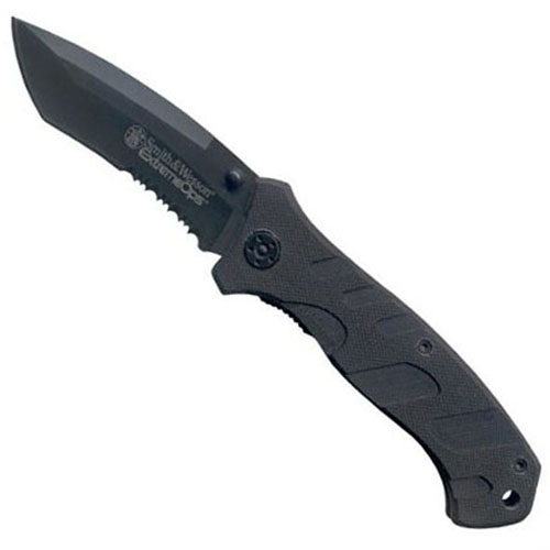 Smith & Wesson Extreme Ops Serrated Folding Knife