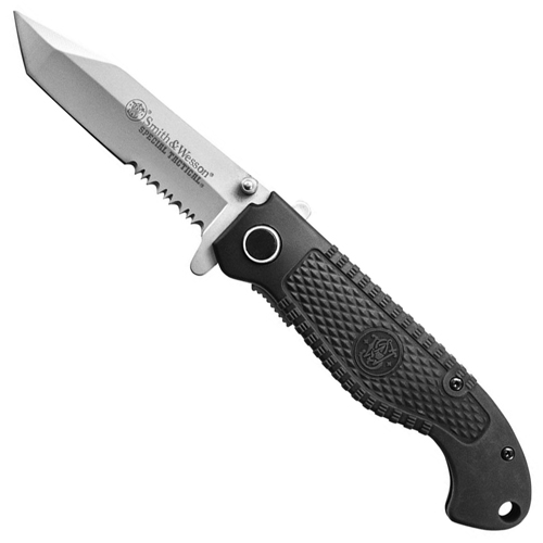 Smith & Wesson Tactical Serrated Tanto Folding Knife