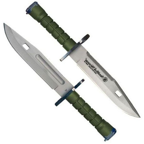 Smith & Wesson Green Special Ops Bayonet Challenger Fixed Blade Knife