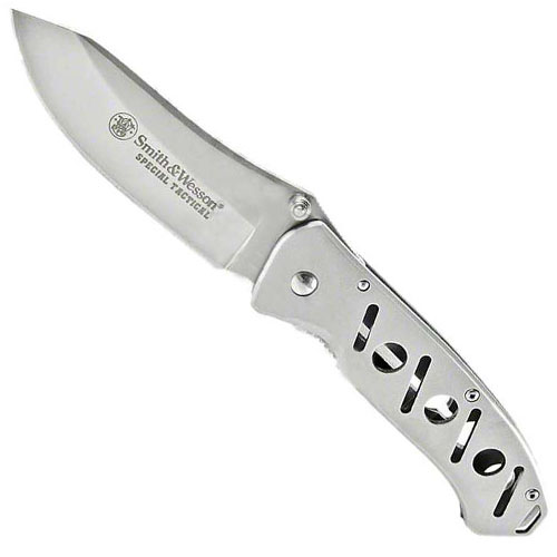 Smith & Wesson Special Tactical Frame Lock Drop Point Blade Folding Knife