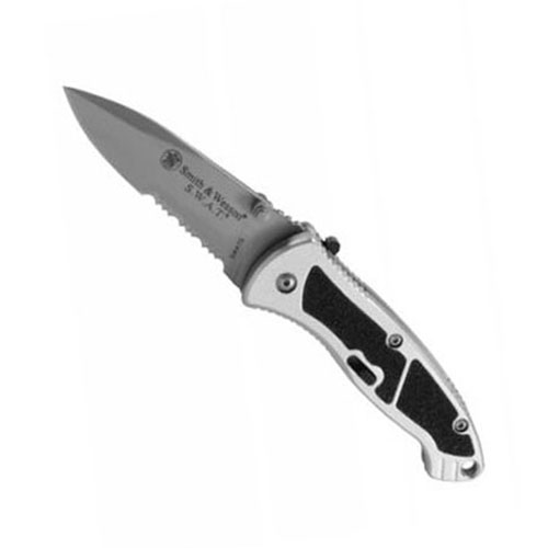 Smith & Wesson Small Drop Point Serrated Folding Knife