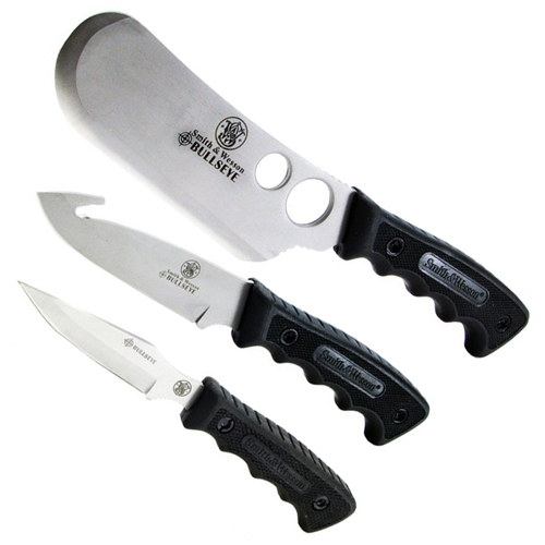 Campfire SWCAMP Rubber Handle Fixed Knife 3 Pcs Set