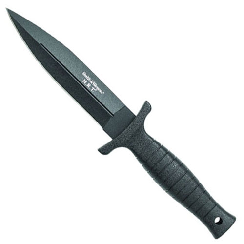 Smith and Wesson 11 Inch HRT False Edged TPE Handle Fixed Blade Knife