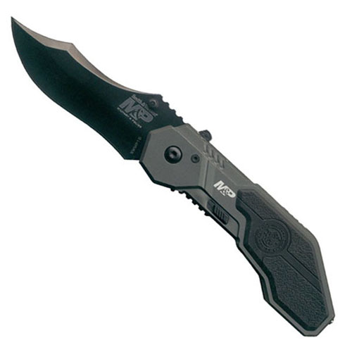 Smith & Wesson Black Military And Police MAGIC Assisted Open Folding Knife