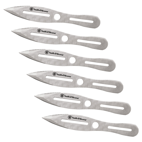 Smith and Wesson 8 Inch Fixed Blade Throwing Knife 6 Pcs Set