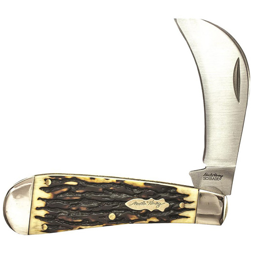 Schrade Uncle Henry Hawkbill Pruner Pocket Folding Blade Knife