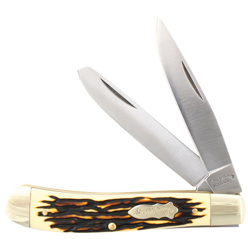 Schrade 285UH Uncle Henry Pro Trapper Staglon Handle Pocket Folding Knife
