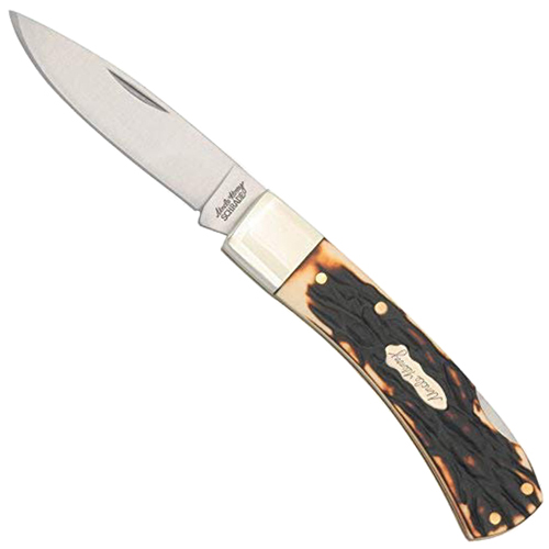 Uncle Henry 5UH Bruin Staglon Handle Folding Blade Knife
