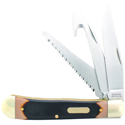 Schrade 69OT Old Timer Premium Trapper Folding Blade Knife