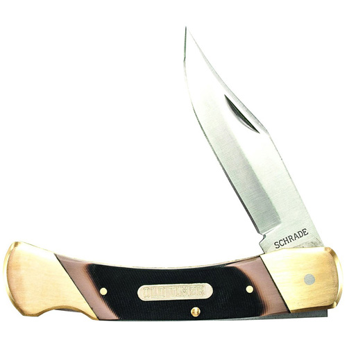 Schrade Old Timer 7OT Cave Bear Clip Point Blade Folding Knife