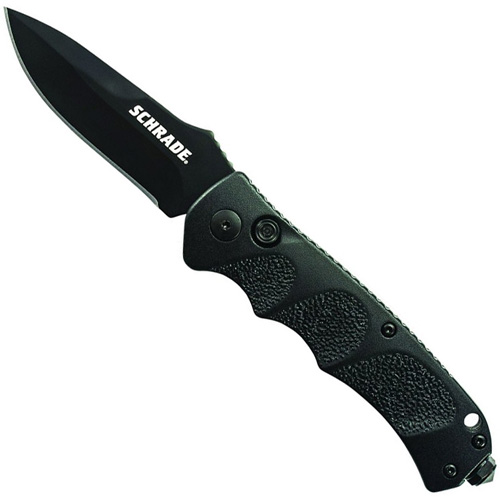 Schrade Tactical Automatic Black Folding Knife