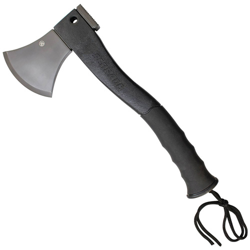 Schrade SCAXE2L Glass Fiber Filled PA and TPR Handle Survival Axe