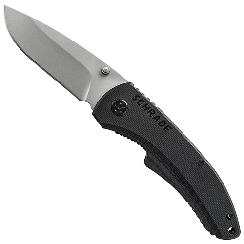 Schrade SCH101L Large Liner Lock G-10 Handle Folding Blade Knife