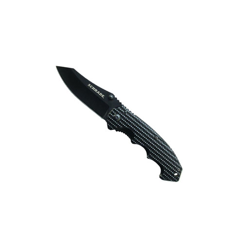 Schrade SCH211 Clip Point Blade Aluminum Handle Liner Lock Folding Knife