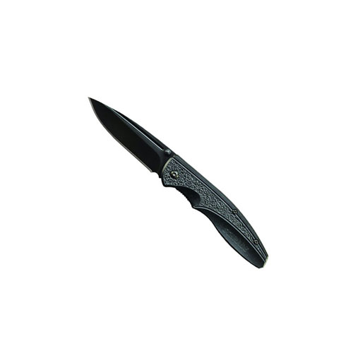 Schrade SCH216 Black Aluminum Handle 8 Inch Overall Folding Knife