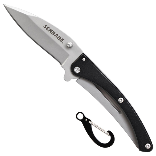 Schrade Pocket Protector Frame Lock Aluminum Handle Folding Knife