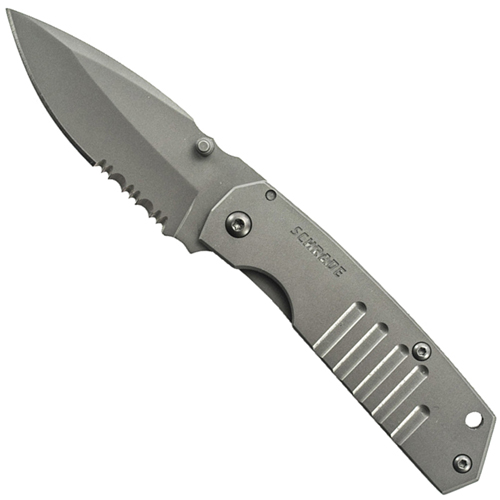 Schrade Mini Drop Point Frame Lock Folding Knife