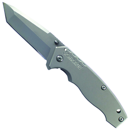 Schrade Large Tanto Frame Lock Steel Blade Folding Knife