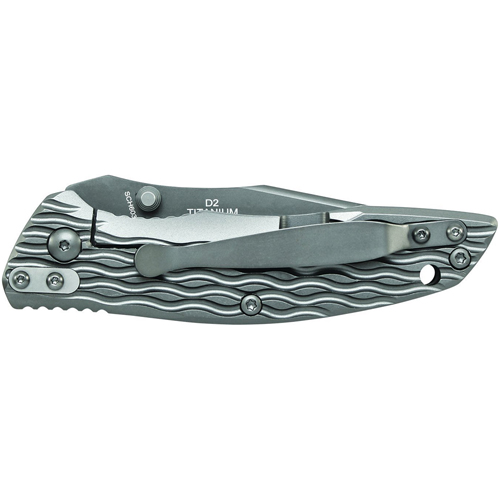 Schrade Tanto D2 Combo Serrated Blade Folding Knife