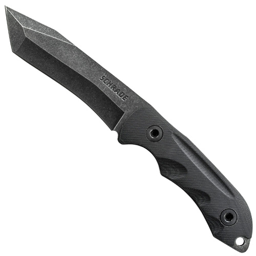 Schrade SCHF12 Stonewash Finish Blade Tactical Fixed Knife