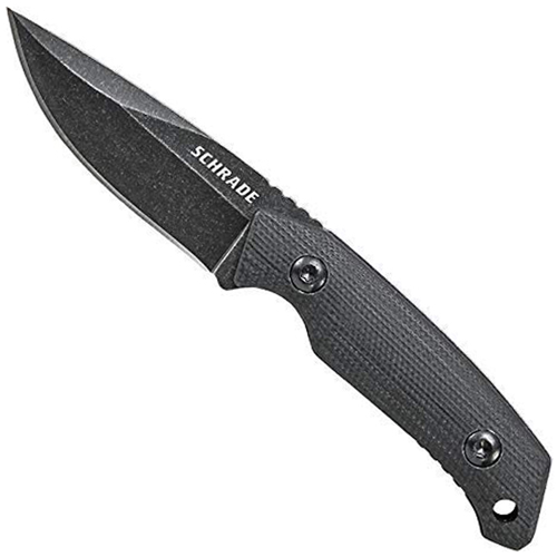 Schrade Mini SCHF13SM Full Tang Plain Edge Blade Fixed Knife