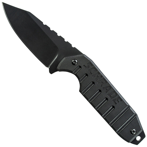 Schrade SCHF16 Full Tang Plain Edge Fixed Blade Neck Knife