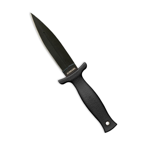 Schrade Compact Boot Serrated Edge Black Fixed Blade Knife