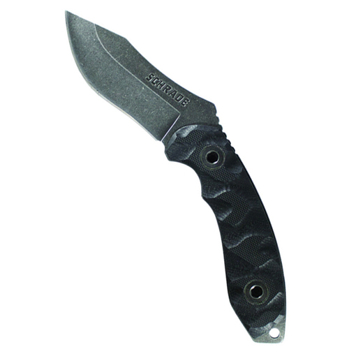 Schrade SCHF23 Curved Design Fixed Blade Knife