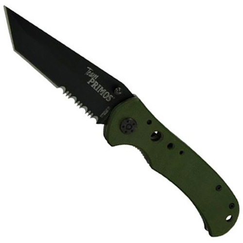 Schrade Primos Linerlock Folder Tanto Blade Knife