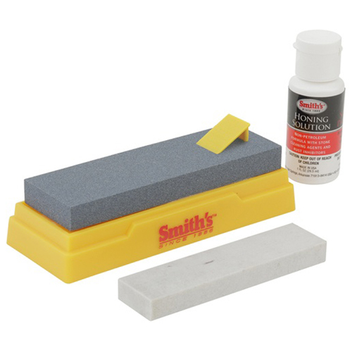 Smith's 2-Stone Sharpening Kit with Solution