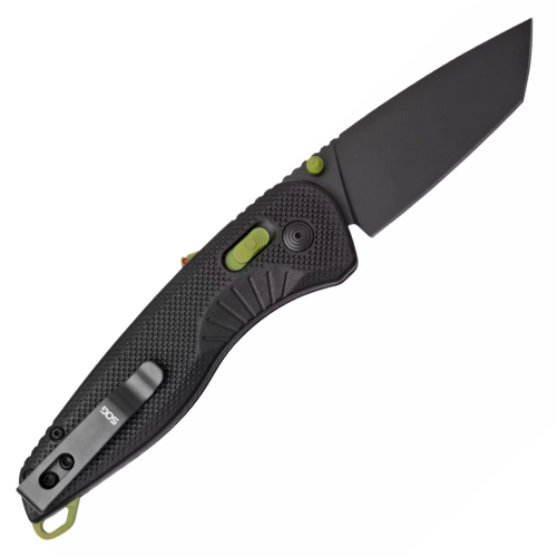 Aegis AT Tanto Folding Knife - Black and Moss