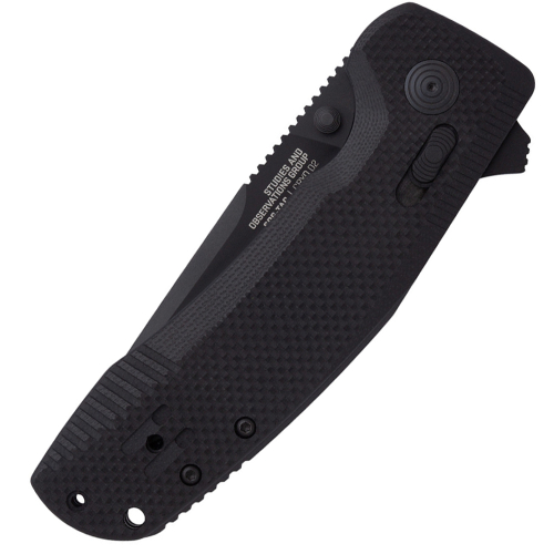 SOG-TAC XR Blackout Partially Serrated - Folding Knife