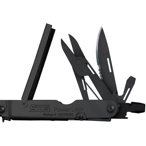 SOG Black Oxide Powerlock EOD